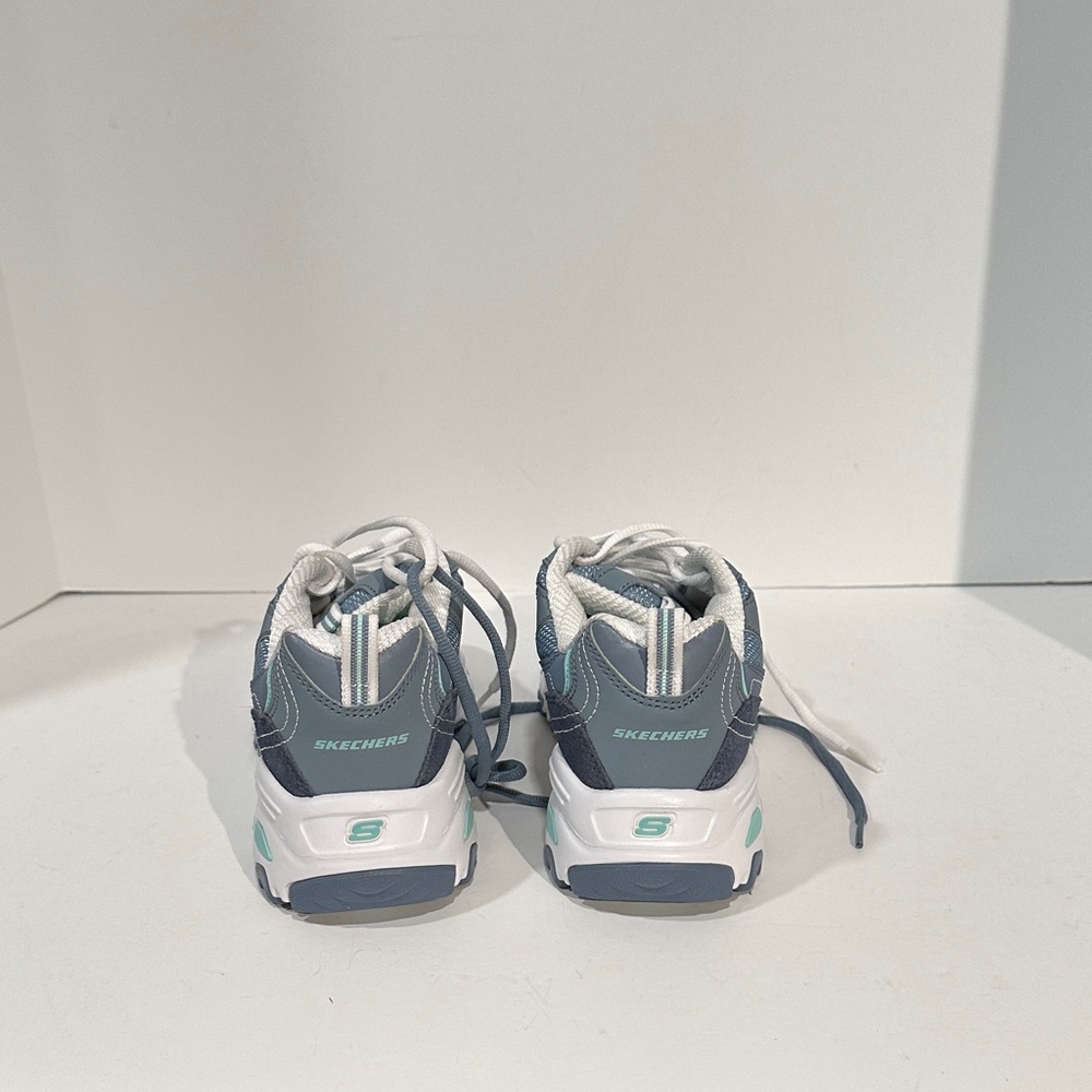 Skechers Gray and White Sneakers - Picture 4 of 5